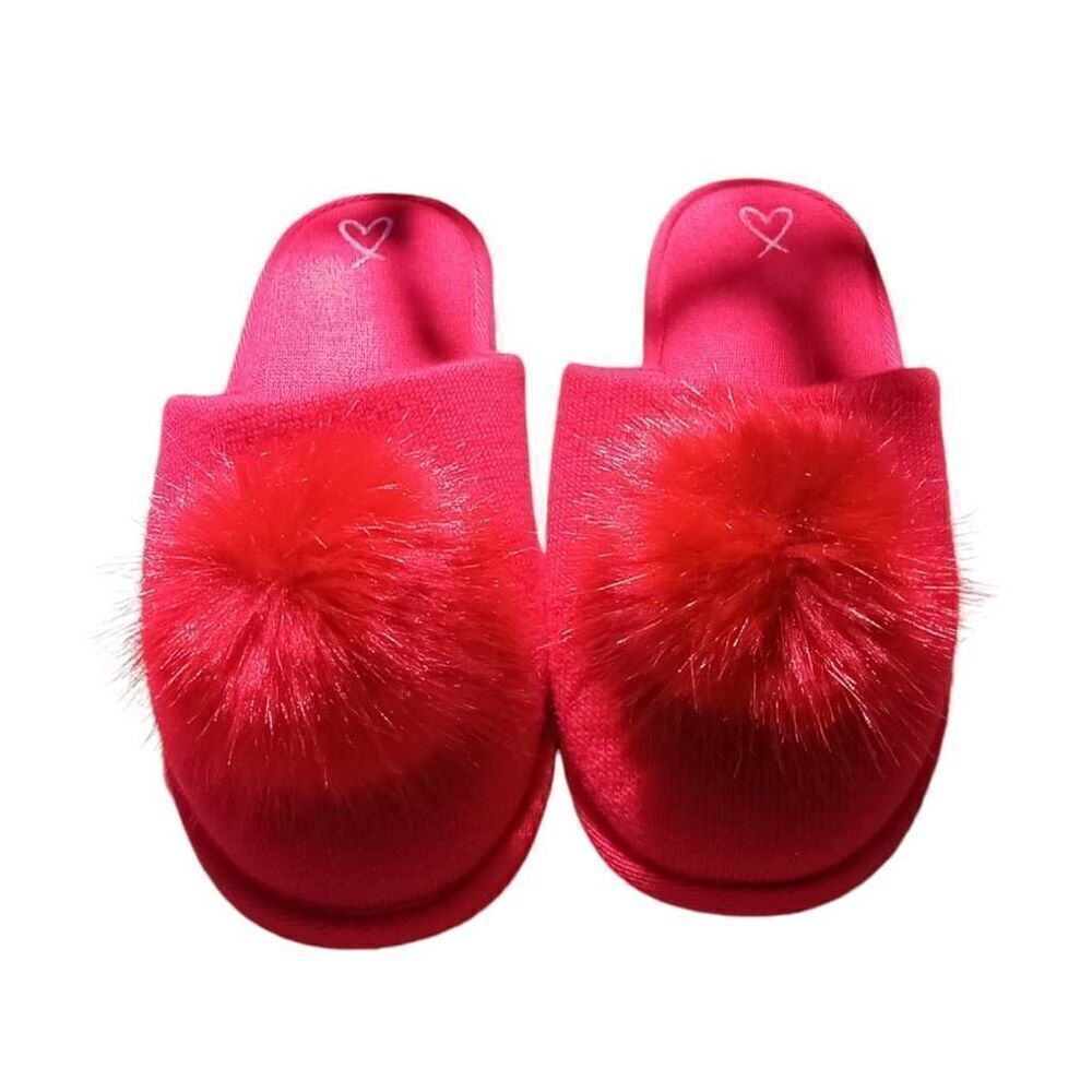 Victoria's secret pom pom slippers